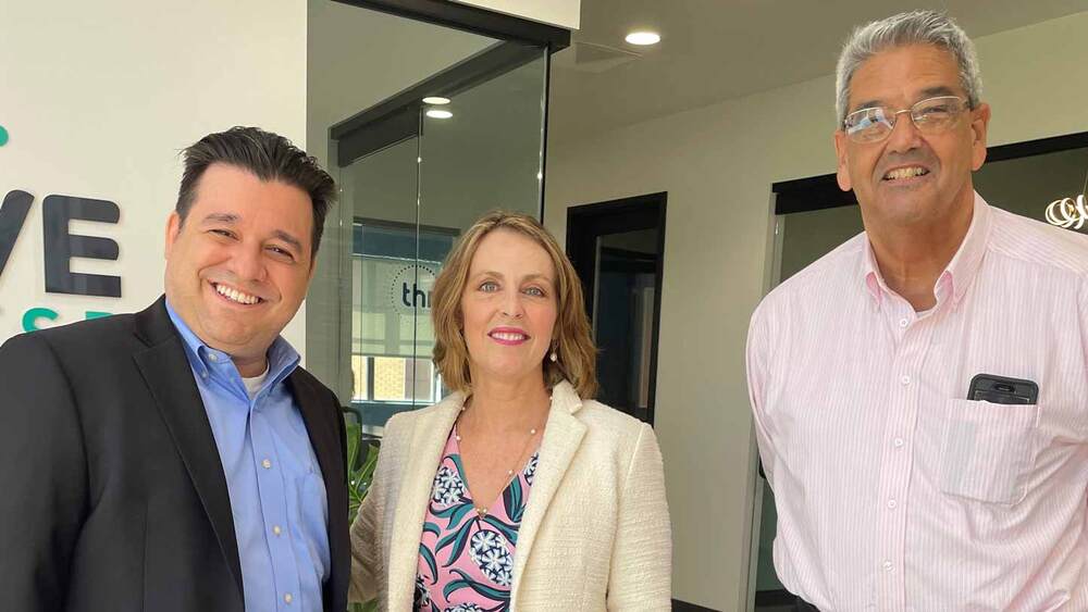 From left to right: SPHA Director of Communications Nick Fokianos, U.S. Representative Kathy Castor, and SPHA Vice President of Housing Choice Voucher Larry Gonzalez.