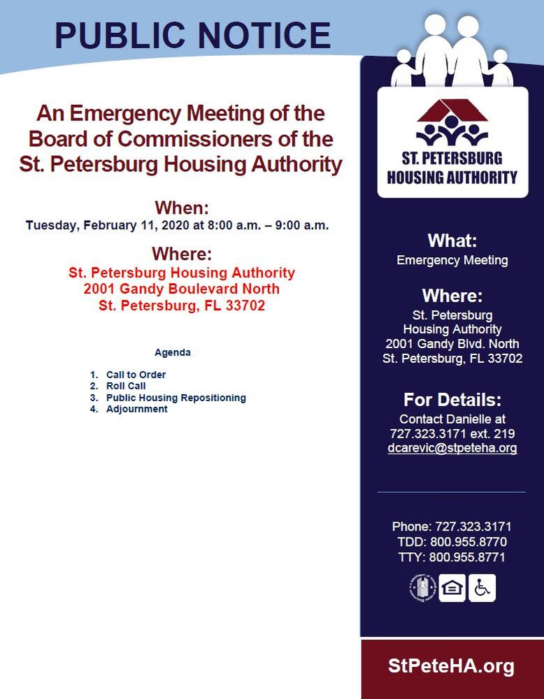 Emergency Meeting 2/11 Flyer