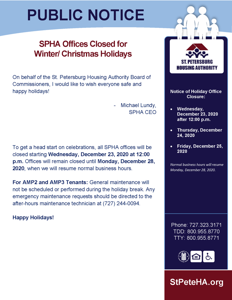 office closure public notice