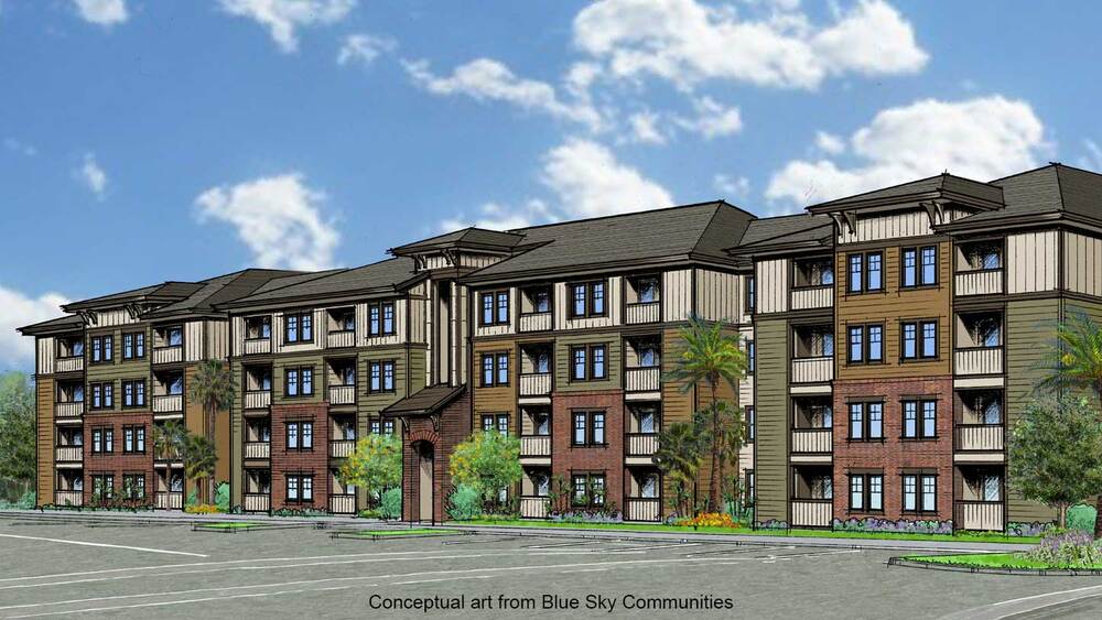 Conceptual art of the Hartford site from Blue Sky Communities.