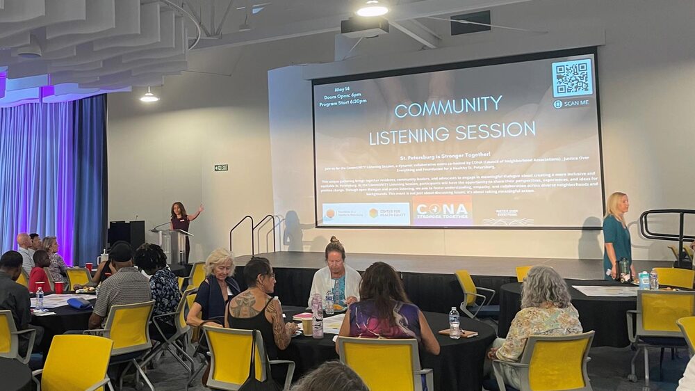 CommUNITY Listening Session at the Center for Health Equity on May 14th.