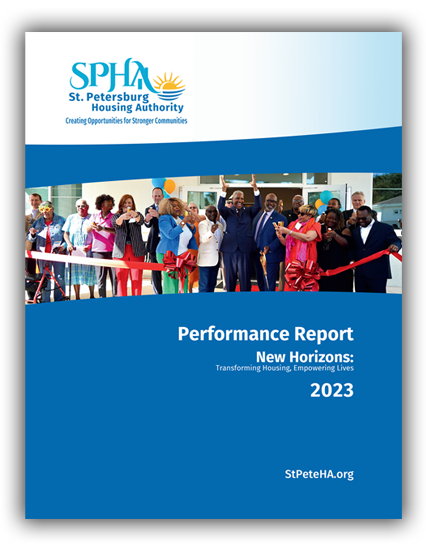 Front cover of the 2023 SPHA Performance Report.