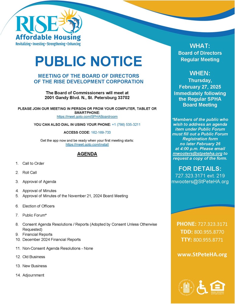 RISE Public Notice Flyer