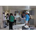 St. Petersburg Housing Authority (SPHA) team inside Habitat for Humanity house receiving building instructions.