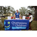 Champions for Children table at Very Merry Holiday Party in Jordan Park.