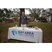 Bay Area Legal Services table at Very Merry Holiday Party in Jordan Park.