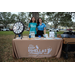 Keep Pinellas Beautiful table at Very Merry Holiday Party in Jordan Park.